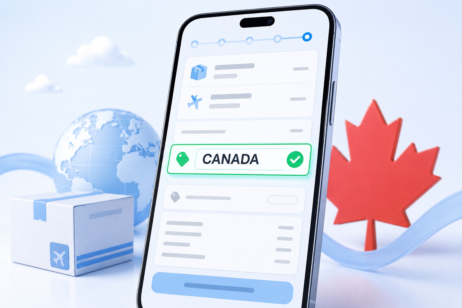 菜鸟国际运费结算页填写加拿大优惠码 CANADA